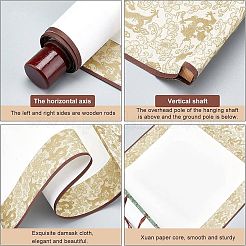 6Pcs 6 Style Polyester Vertical Painted Scroll&nbsp;AJEW-NB0002-91