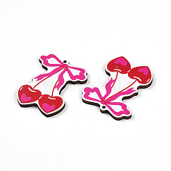 Printed Wood Pendants&nbsp;WOOD-T032-04H