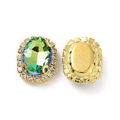 Oval Sew on Rhinestone&nbsp;DIY-E062-05G-B02