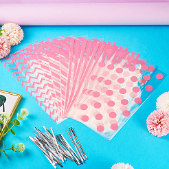 4 Styles OPP Cellophane Candy Storage Bags Sets&nbsp;ABAG-TAC0013-20A-04