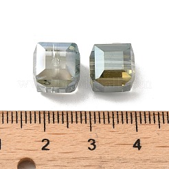 Electorplated Glass Beads&nbsp;EGLA-E006-2M