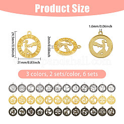 Tibetan Style Alloy Pendants&nbsp;FIND-CA0010-57