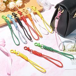 16Pcs 8 Colors Polyester Mobile Straps&nbsp;HJEW-CJ00097