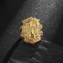 Religion Hip-hop Style 316L Surgical Stainless Steel Finger Rings for Men&nbsp;FS-WG09604-01