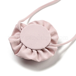 Fabric Rose Tie Choker Necklaces for Women&nbsp;NJEW-Z022-01L