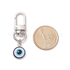 Resin Evil Eye Pendant Decorations&nbsp;HJEW-JM00725-01