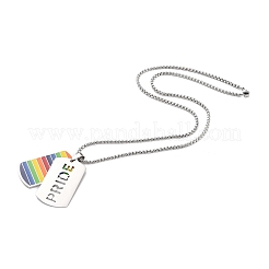 Rainbow Pride Necklace&nbsp;LS-STAS-M292-01P