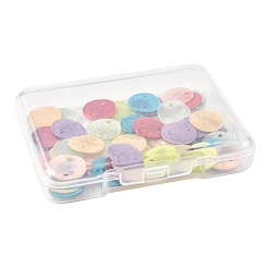 56Pcs 7 Colors Spray Painted Natural Capiz Shell Connector Charms&nbsp;SSHEL-FS0001-09