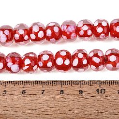 Handmade Lampwork Beads Strands&nbsp;LAMP-N037-05F