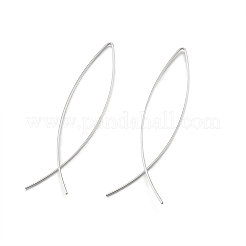 Minimalist Brass Earrings&nbsp;EJEW-TA0010-01S