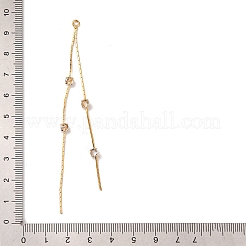 Brass Micro Pave Clear Cubic Zirconia Big Pendants&nbsp;KK-G510-03G