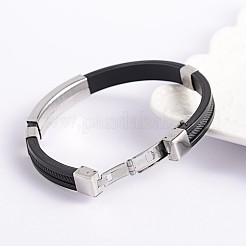Trendy PU Leather Cord Bracelets&nbsp;BJEW-E260-14F