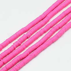 Handmade Polymer Clay Bead Strands&nbsp;CLAY-T002-6mm-M