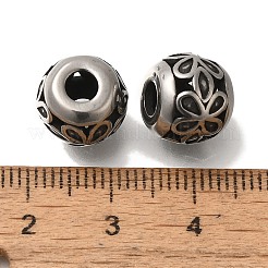 304 Stainless Steel European Beads&nbsp;STAS-D191-10A-AS