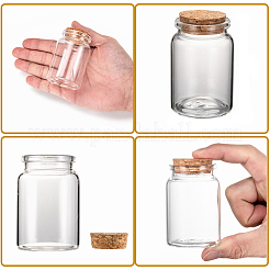 Glass Jar Glass Bottles Bead Containers&nbsp;AJEW-S074-03B