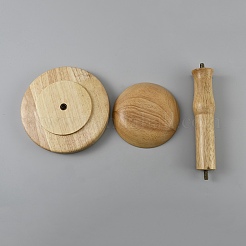 Wooden Hat Display Stands for Desktop&nbsp;ODIS-WH0086-240A