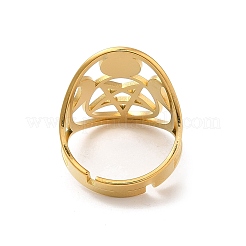 304 Stainless Steel Adjustable Rings for Women&nbsp;LS-RJEW-G291-01G