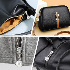 30Pcs Zinc Alloy with Round Resin Replacement Zipper Sliders&nbsp;FIND-CY0002-22P