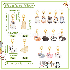 Cat Stitch Markers&nbsp;HJEW-AB00278