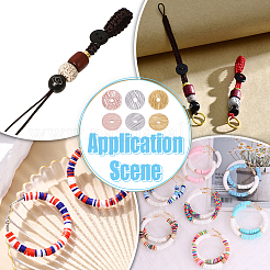 360Pcs 3 Colors Brass Spacer Beads&nbsp;KK-ME0004-73