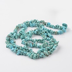 Nuggets Synthetic Turquoise Bead Strands&nbsp;G-M344-25