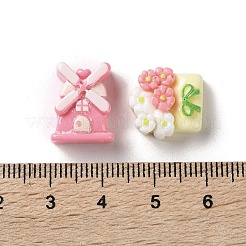 Opaque Resin Cabochons&nbsp;RESI-K043-23