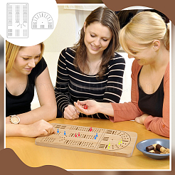 Transparent Acrylic Board Game Templates&nbsp;DIY-WH0349-490B