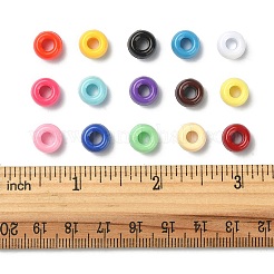 375Pcs 15 Colors Opaque Plastic Beads&nbsp;KY-FS0001-15
