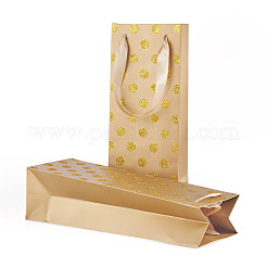 Paper Wave Point Glitter Powder Carry Storage Tote Bags&nbsp;ABAG-TAC0035-15C
