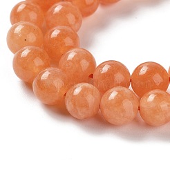Dyed Natural Malaysia Jade Beads Strands&nbsp;G-G021-02B-12