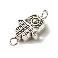 Tibetan Style Alloy Hamsa Hand Beads Links Connectors&nbsp;PALLOY-JF00950