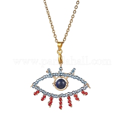 201 Stainless Steel Pendant Necklaces&nbsp;NJEW-MZ00034