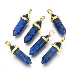 Natural Mixed Stone Double Terminated Pointed Pendants&nbsp;G-G902-B