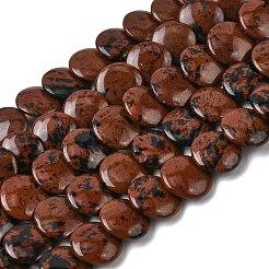 Natural Mahogany Obsidian Beads Strands&nbsp;G-K366-D03-02