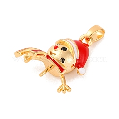 Brass Pendant Bails&nbsp;KK-C076-25G