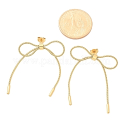 PVD Vacuum Plating 304 Stainless Steel Butterfly Stud Earrings&nbsp;DJEW-B108-10G
