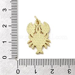 Brass Enamel Pendants&nbsp;KK-P338-03D-G