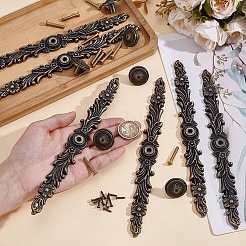 Tibetan Style Alloy Cabinet Door Pull Handles&nbsp;AJEW-WH0752-665B