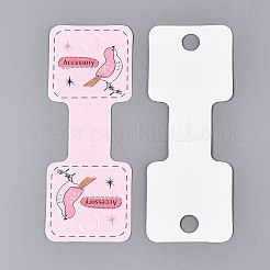 Fold Over Cardboard Paper Jewelry Display Cards for Necklace & Bracelet Storage&nbsp;CDIS-N004-16