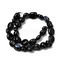 Natural Black Onyx Beads Strands&nbsp;G-P601-A16-02