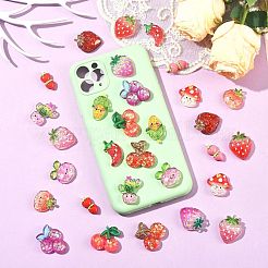 30Pcs 15 Styles Resin & Acrylic & Plastic Cabochons&nbsp;KY-SZ0001-61