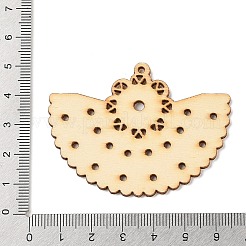 Hollow Wood Big Pendants&nbsp;WOCR-PW0003-83E