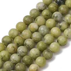Natural Chinese Southern Jade Beads Strands&nbsp;G-Z158-A01-8mm