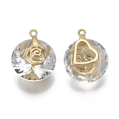 Valentine's Day Glass Pendants&nbsp;X-GLAA-N038-003A
