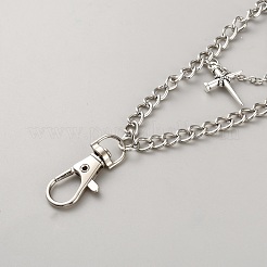Zinc Alloy Boot Strap Chains&nbsp;PALLOY-CJC0816-009