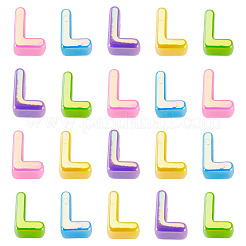 20Pcs UV Plating Opaque Acrylic European Beads&nbsp;OACR-TADJ0001-16L