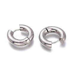 Tarnish Resistant 201 Stainless Steel Huggie Hoop Earrings&nbsp;EJEW-O095-05-14