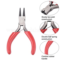 3 inch Carbon Steel Mini Pliers Round Nose Pliers&nbsp;P017Y-3