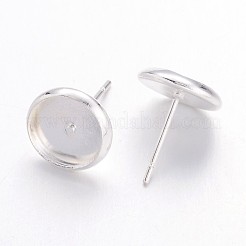 Brass Stud Earring Settings&nbsp;LS-IFIN-Q006-S