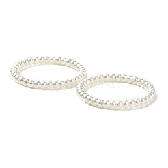 Acrylic Imitation Pearl Linking Rings&nbsp;BJEW-D056-01